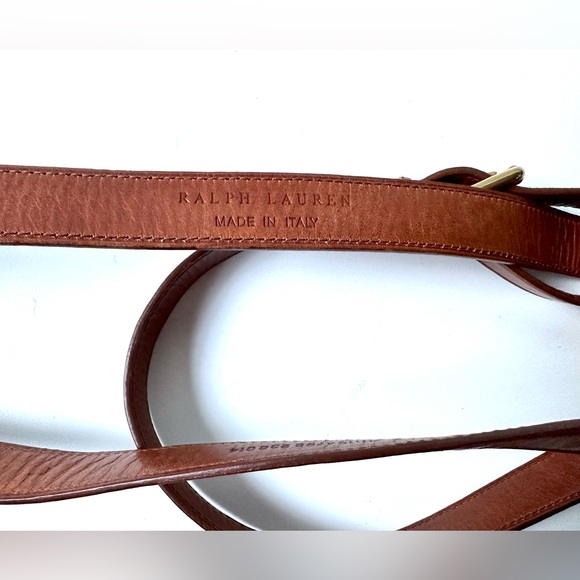 Ralph Lauren Purple Label Tri-strap O-ring Leather Belt - Picture 13 of 16